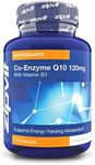 Co-Enzyme Q10 120mg with Added Vitamin B1, 120 Capsules. 4 Months Supply. Supports Normal Heart Function and Energy Production.
