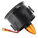 RC Jet Engine Ducted Fan, 70mm EDF Ducted Fan with 3000KV Brushless Motor for RC Airplane