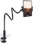 Lamicall Gooseneck Tablet Stand, iPad Stand Holder - Flexible Tablet Arm Clamp Bed, Desk for iPad 2024 2023 2022, 9.7, 10.5, Pro Air Mini 4 5 6, 5th 6th 7th 8th, Switch, Samsung Tablet, 4.7-11" Device