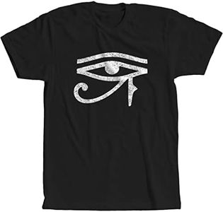 New York Fashion Police Eye of Ra Horus Ancient Egyptian Hieroglyphs Magic T-Shirt, Black, XX-Large