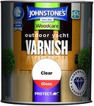 Johnstone's Woodcare Outdoor Yacht Varnish - Clear 750ml