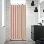 EOBTAIN Striped Small Stall Shower 