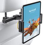 Lamicall Car Tablet Holder, Headrest Tablet Mount - Universal 360 Rotating Car Seat Stand Cradle for all 4.7-13" Tablets, iPad Pro 9.7, 10.5, 12.9, iPad Air mini 2 3 4 5 6, Switch, Tab, Phones - Black