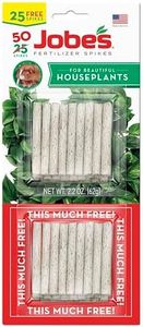 Jobe's 5001T Houseplant Indoor Fertilizer Food Spikes, 50 Pack