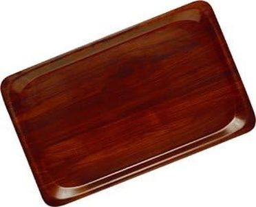 Cambro Agnelli AGN950053 Vassoio Capri Liscio, Noce, 37 x 53 cm, Standard