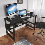 LAD Workspaces® - Ichiban Mini - 2 Tier Engineered Wood Study Table, Laptop, Computer Table Desk for Home & Office Black