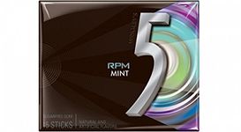 Wrigley's 5 RPM Mint 15 Sticks Sugar Free Gum (Pack of 2) 41g