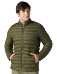 Amazon Brand - Symbol Men's Solid Full Sleeves Regular Fit Casual Jacket (AW23-SY-JK-20_Olive_2XL)