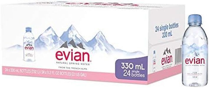 evian Natural Spring Water 330 ml, 24 Count