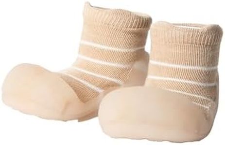 Attipas Baby Shoes A21SB See Through Bear (Bamboo), beige, 10.5 cm
