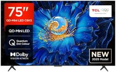 TCL 75C6KS-UK QD-Mini LED TV, 4K HD