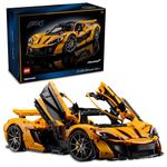 LEGO Technic McLaren P1 Hypercar Building Set, F1 Gift for Adults, Formula 1 Race Car Collectible Model with V8 Piston Engine and 7-Speed Gearbox, 42172