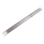 ILTPL - (Pack of 1pcs) Steel Scale/Ruler 1 Foot (30 cm/ 12") iron scale iron meter ruler