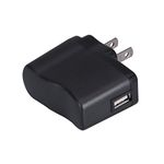 AGPTEK UC1 USB Wall Charger 5V 500mA for iPod, Sony, Walkmam, SanDisk MP3 MP4 Player, Fitness Tracker, Fitbit, Black