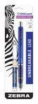 Zebra Pen DelGuard Mechanical Pencil with Bonus Lead Refill, Fine Point, 0.5mm Point Size, Standard #2 HB Lead, Blue Barrel, 1-Count