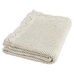 YOYI YOYI Cotton Baby Blanket Waffle Knit Toddler Blankets Soft Warm Breathable Nursery Swaddling Blankets for Girls and Boys Receiving Blanket for Crib, Stroller, car 31"x40"(Oatmeal Fleck)