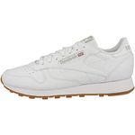 Reebok Mens Classic Leather Sneakers, Ftwwht Pugry3 Rbkg03, 8 UK