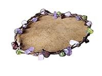 Amethyst anklets,stone anklets,peri