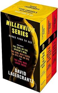 Millennium series 3 Books Collection Box Set by David Lagercrantz (Books 4 - 6) (The Girl in the Spider's Web, The Girl Who Takes an Eye for an Eye & The Girl Who Lived Twice)