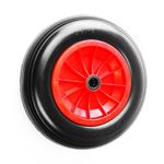 Product Pro 14" Red Puncture Proof Wheelbarrow Wheel 3.50-8 to suit a 1" 25mm Axle bore