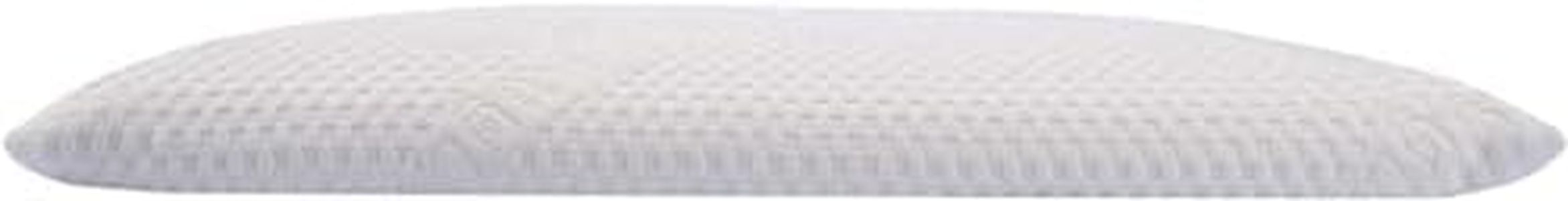 SUQ I OME Slim Sleeper -Thin Latex Pillow for Sleeping,Low Profile Ultra Thin for Stomach, Back, or Side Sleepers, Firm, 27x15.7x2.7 inch,Cube White