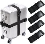 Darller 4 PCS 74" x 2" Luggage Stra