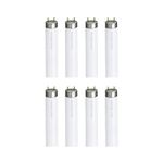 Pack of 8 F21T5/830 21 watt 34" Straight F21 T5 Mini Bi-Pin (G5) Base, 3,000K Warm White Octron Fluorescent Tube Light Bulb