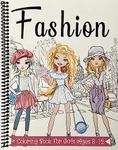 Fashion Coloring Book For Girls Ages 8-12: Fun and Stylish Fashion and Beauty Coloring Pages for Girls, Kids, Teens and Women with 55+ Fabulous Fashion Style