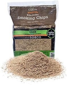 Camerons All Natural Extra Fine Oak BBQ Wood Chips - 260 Cu. in. Bag, Approx 2 Pounds - Kiln Dried Sawdust Shavings for Cocktail Smoking Guns, Smokers, Smoke Boxes - Barbecue Grilling Gifts for Men