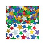 Amscan Metallic Star Confetti (Super Value Pack), 5 oz., Multicolored