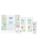 Green People Organic Babies Newborn Collection | Natural & Organic Mum & New Baby Gift Set | Baby Shower Set | Eczema-Friendly & Ultra-Gentle on Sensitive Skin | Paraben Free, Cruelty Free
