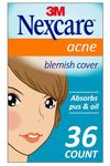 Nexcare Acne Absorbing Cover, Two Sizes, 36 Count