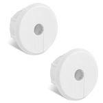 2pcs 1 Inch Wall Cable Feed Through Bushings for Starlink Dishy, Cable Wall Pass Through for Wall Hole Feed-Through Cable Bushings Wall Grommets for Starlink Ethernet Cables and Regular Wires