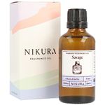 Nikura Savage Fragrance Oil - 50ml | Perfect for Soap Making, Candle Making, Wax Melts, Diffuser, Burner | Great for use in Bath Bombs, Perfume Oil, Aftershave Car Freshener | Vegan & UK Made