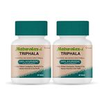 Naturolax-A Triphala Ayurvedic Solution | Relieves Constipation & Bloating | 60 Tablets x Pack of 2