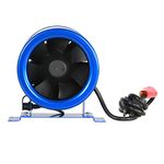 Hyper Fan Digital Mixed Flow Fan - 6 Inch | 315 CFM | Energy Efficient Technology, Quiet Operation, Lightweight, Includes the Hyper Fan Speed Controller - ETL Listed