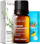 Gya Labs Roman Chamomile Essential Oil for Diffuser - Roman Chamomile Oil for Face & Skin - Roman Chamomile Essential Oils for Aromatherapy & Candle Making (10ml)