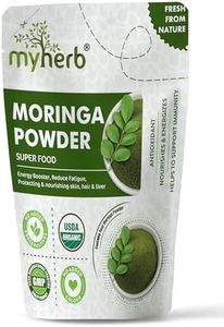 MYHERB Organic Moringa Powder | 227 gm/0.5 Lbs | Ayurvedic Support For Holistic Wellness | Herbal Supplement | Rich In Antioxidants |Good For Digestion, Energy, Immunity, Weight Loss For Men And Women