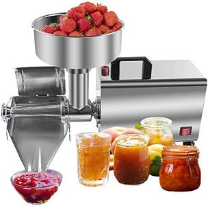 ZXMOTO Electric Tomato Strainer Machine 110V Commercial Stainless Steel Food Milling Press and Strainer Machine,Food Strainer and Sauce Maker, Fruit Press Squeezer