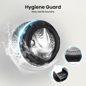 Hisense 10.5kg/6kg Washer Dryer – Black, Large Capacity