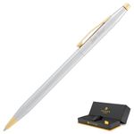 Personalized | Engraved Cross Classic Century Ballpoint Pen. Slim Pen for Everyday Use. Includes Gift Box for Graduation, Birthday, or Holiday Gift. (Medalist)