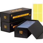 HOMEXPRO QuickFold Trading Card Storage Box [3 PACK] Magnetic Lid | Sports Card Storage Fits 800 Cards, 200 Toploaders, or 50 One Touch | Baseball Card Storage Box - Labels included