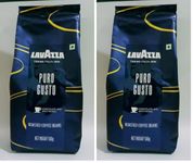 Lavazza Puro Gusto, Roasted Coffee Beans Packet|Medium Dark Roast,500 Gram (Pack of 2)