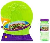 Gazillion Bubbles Gazillion Premium Rollin Wave Bubble Machine I Unleashes an Endless Flow of Bubbles I Includes safe non toxic 4oz premium solution I For Kids ages 3+