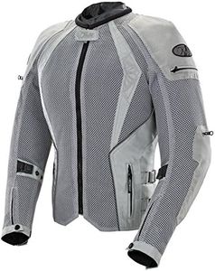 Joe Rocket Cleo Elite Women's Mesh Motorcycle Jacket (Silver, 1 Diva)
