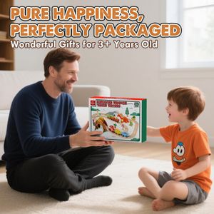 Lehoo Castle Dinosaur Train Set – Kids Toy Track with Dinosaurs
