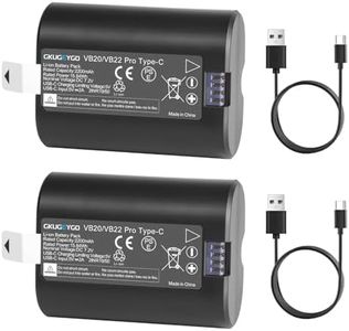 GKUGEYGO VB22 VB20 Battery Replacement, Li-ion Battery for Godox V350S V350O V350N V350F V350C V480C V480S V480N V480O V480F V480O Flash Camera (2 Pack)