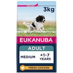 Eukanuba Complete Dry Dog Food for Adult Medium Breeds with Fresh Chicken 3 kg