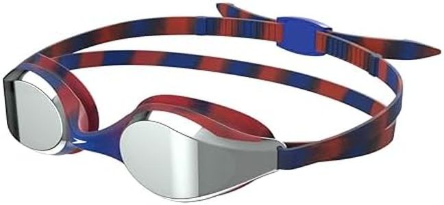 Speedo Hyper Flyer Mirror Gafas de natación, por Junior Unisex, Azul Marino, ONESZ