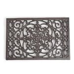 Sungmor Rectangle Cast iron Trivets, Metal Trivet for Hot Pots and Pans, Heavy Duty Rustic Wood Stove Tea Pot Trivet, Decorative Hot Pot Holder for Kitchen Counter and Dining Table